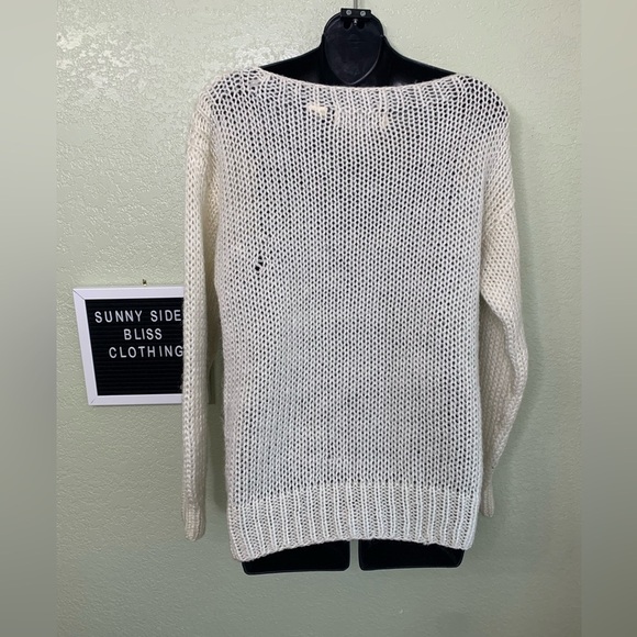 Vintage Multi Colored Checkered Knit Scoop Neck Sweater Size Medium - Picture 6 of 10